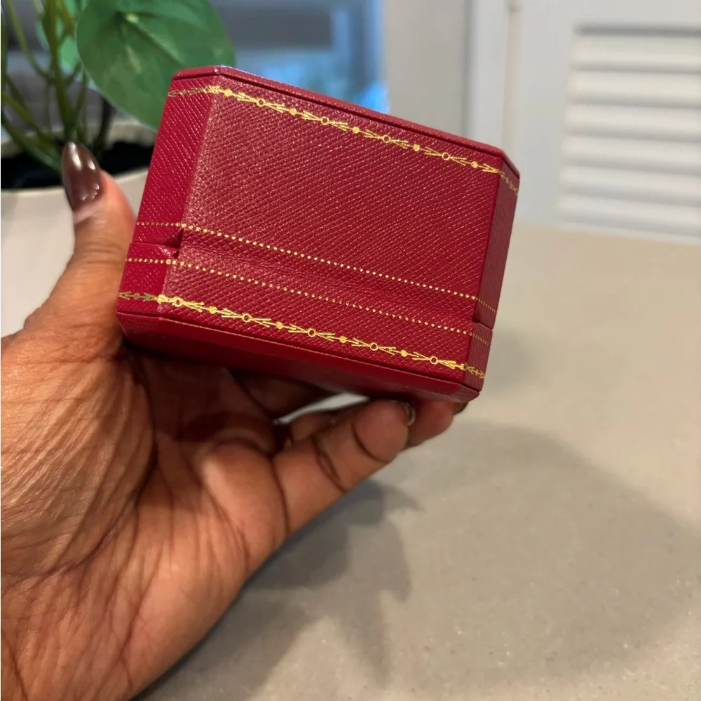 Cartier Red and Black ring Box - Picture 4 of 5